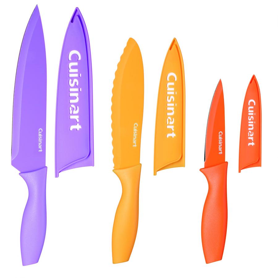 Cuisinart 6 Piece Nonstick Color Knife Set