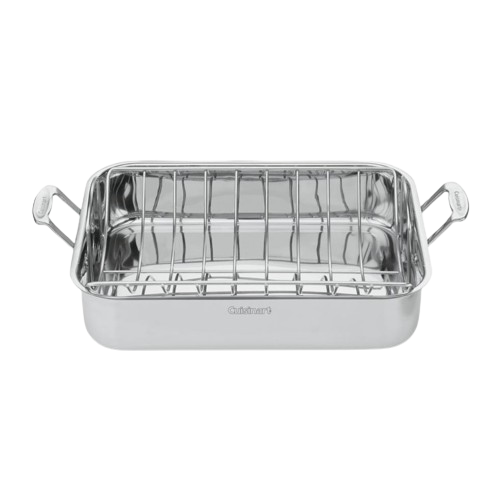 Chef's Classic™ Stainless 16" Roasting Pan with Rack - Cuisinart