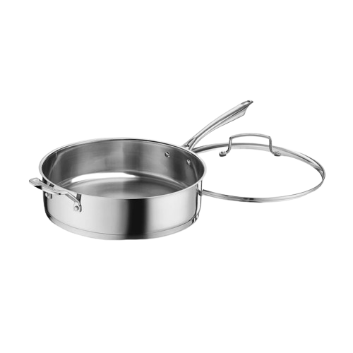 Professional Series™ Cookware 6 Quart Sauté Pan with Helper Handle & Cover - Cuisinart