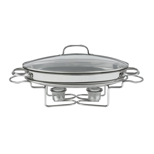 Cuisinart 13.5" Stainless Steel Oval Buffet Server - Stainless Steel