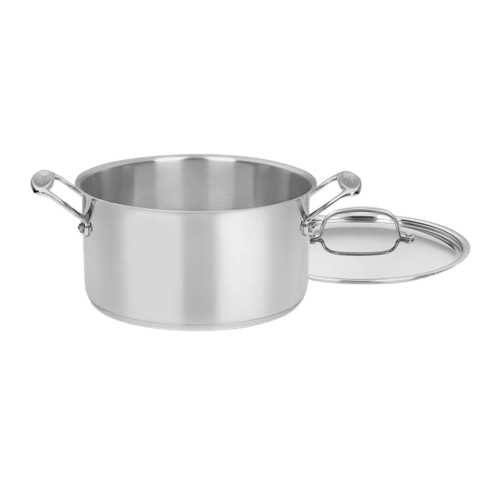 Chef's Classic™ Stainless 6 Quart Stockpot with Cover - Cuisinart