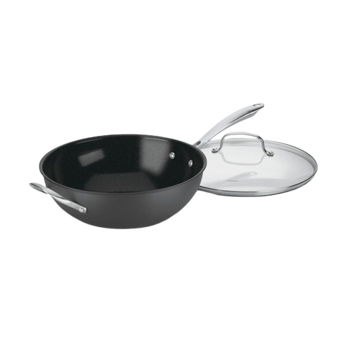 12" Stir Fry Wok with Glass Cover - Cuisinart