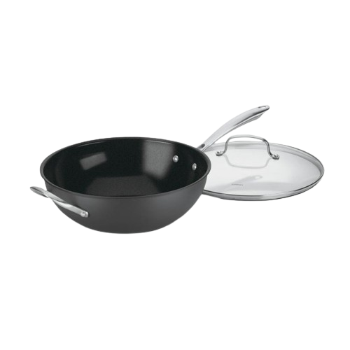 12" Stir Fry Wok with Glass Cover - Cuisinart