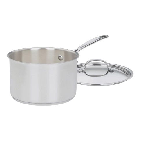 Cuisinart Chef's Classic Stainless Steel 4-Qt. Covered Saucepan - Stainless Steel
