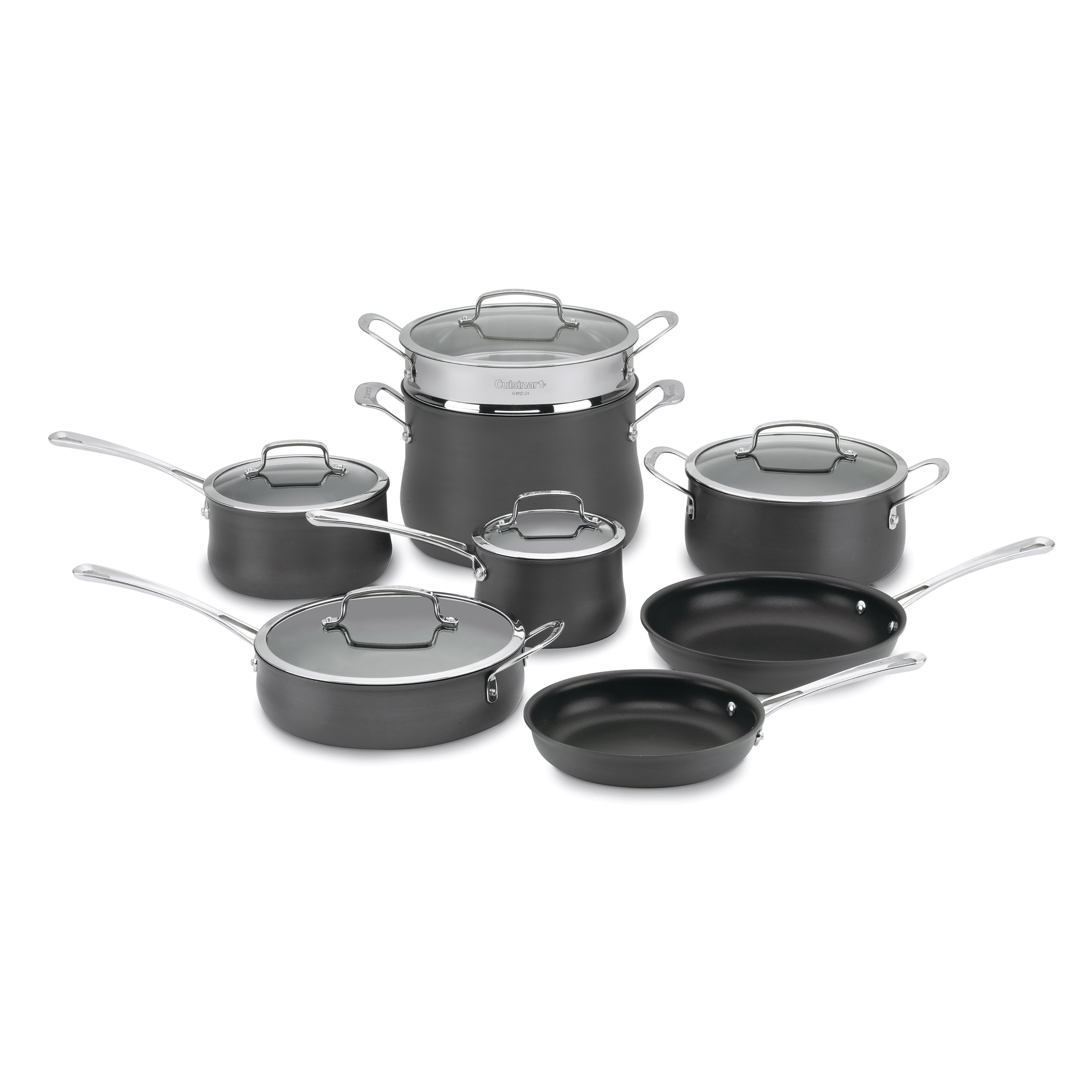 13 Piece Contour Hard Anodized Set - Cuisinart