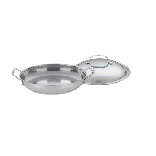 Cuisinart Chef's Classic™ Stainless 12" Everyday Pan with Medium Dome Cover
