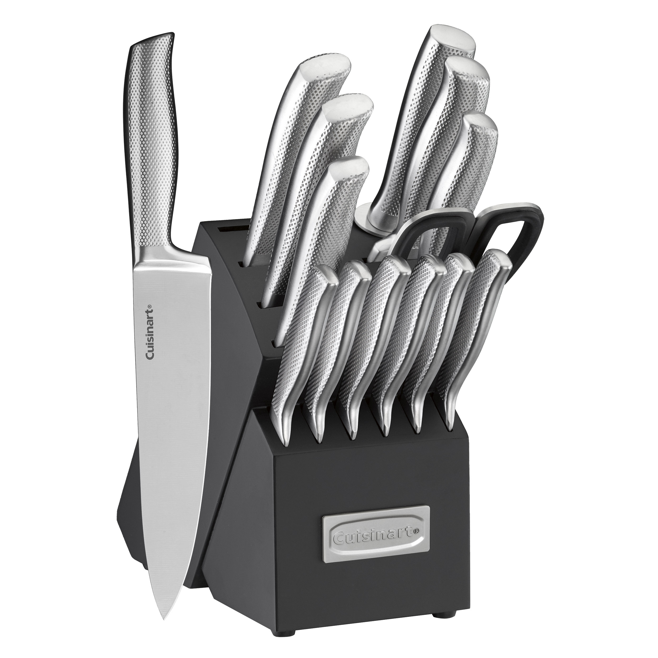 15pc German Stainless Steel Knife Block Set | $40 Off! - Cuisinart