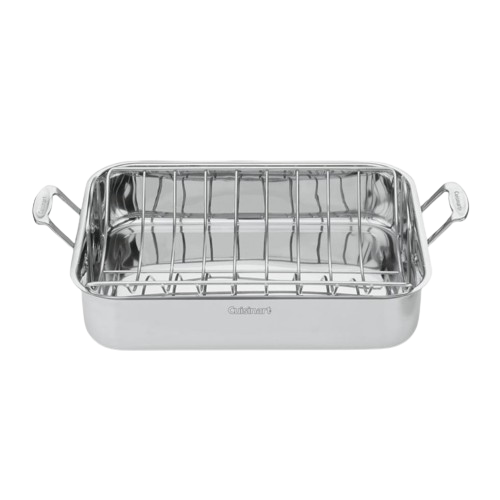 Chef's Classic™ Stainless 16" Roasting Pan with Rack - Cuisinart