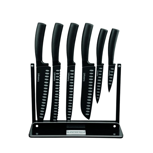 Nonstick Edge 7 Piece Knife Block Set - Cuisinart