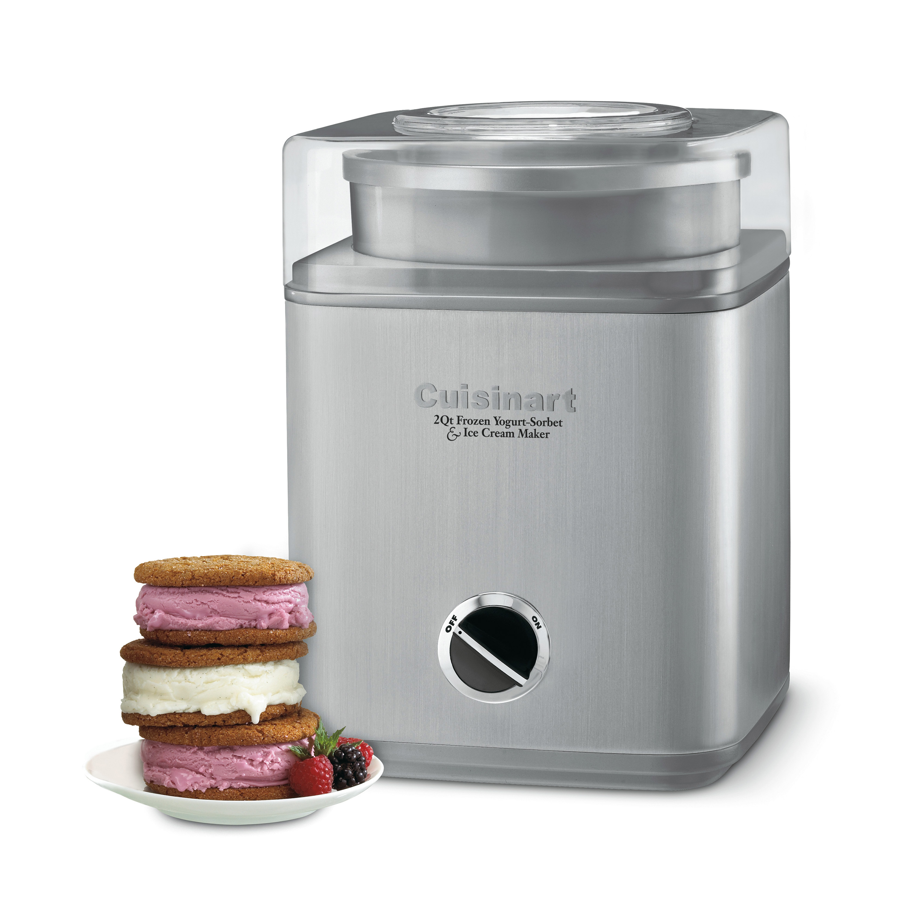 【中古美品】Cuisinart アイスクリームメーカー ICE-30BCP1 Pure Indulgence Frozen Yogurt-Sorbet & Ice Cream Maker | $40 Off