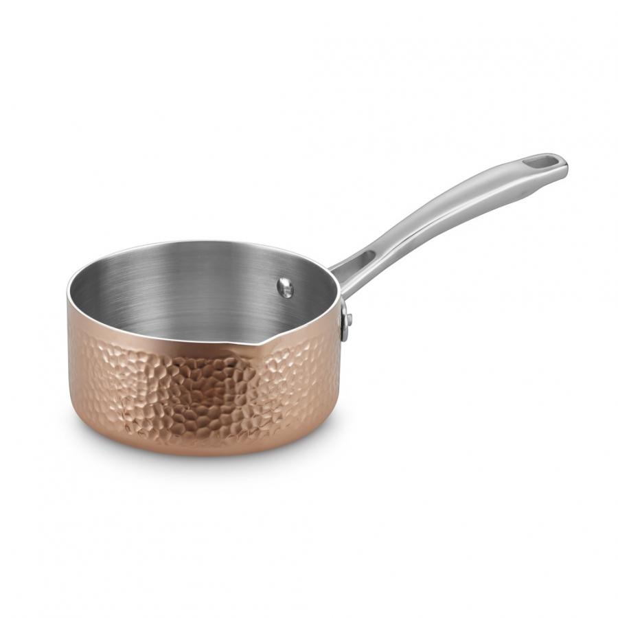 Discontinued Hammered Collection Copper Tri-Ply Stainless 9 Piece