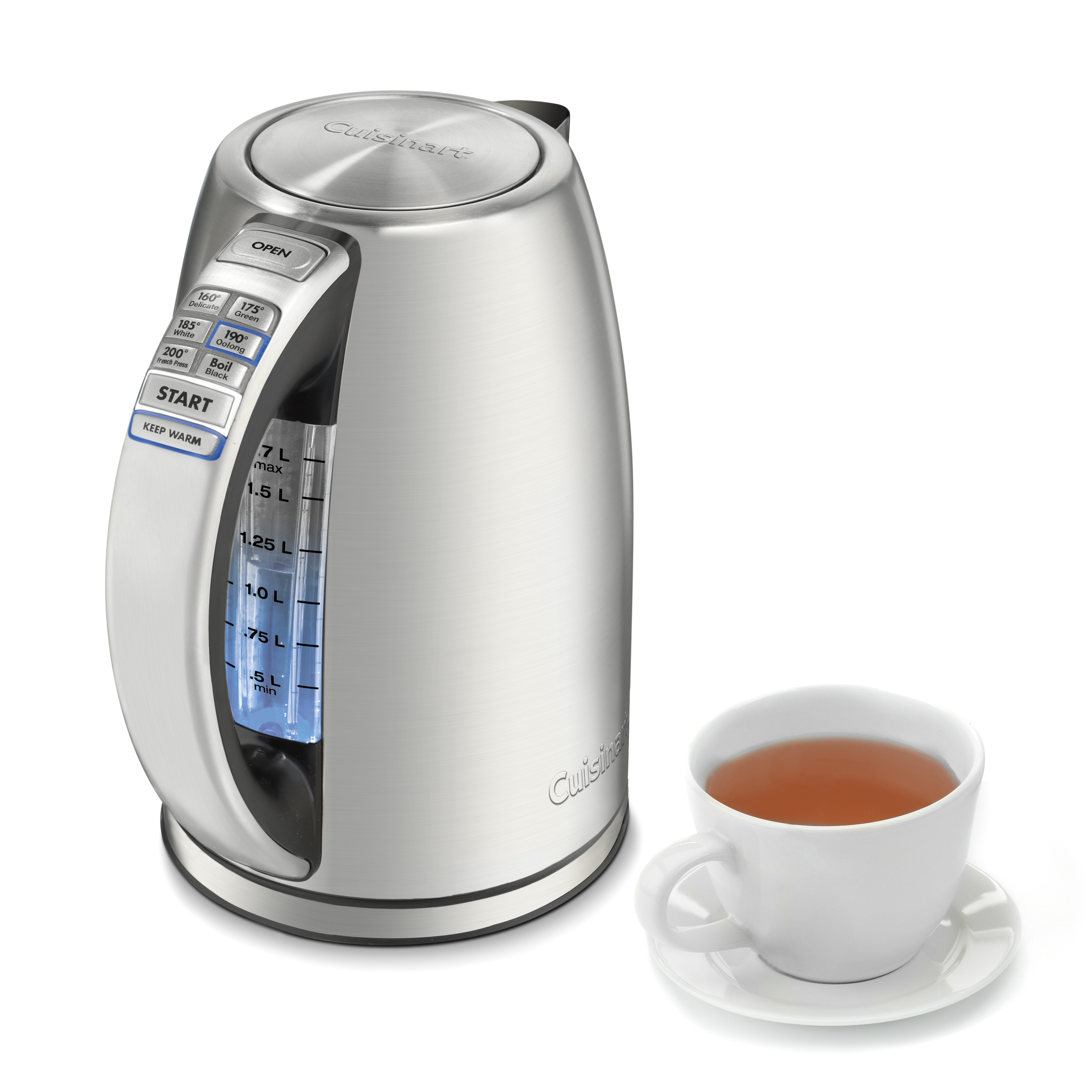 PerfecTemp® 1.7L Stainless Steel Electric Kettle | $30 Off