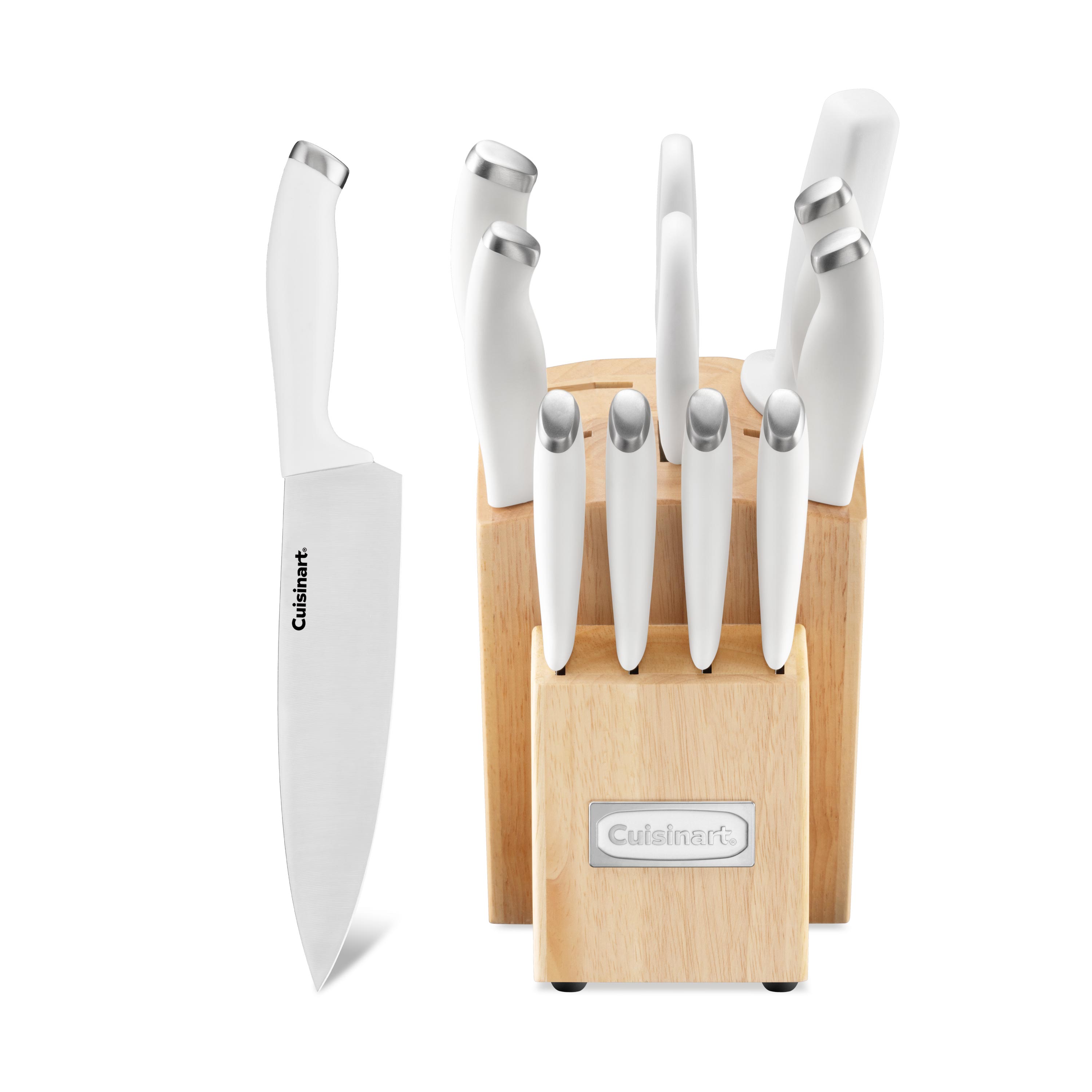 12-Pc ColorPro Knife Block Set (White) - Cuisinart