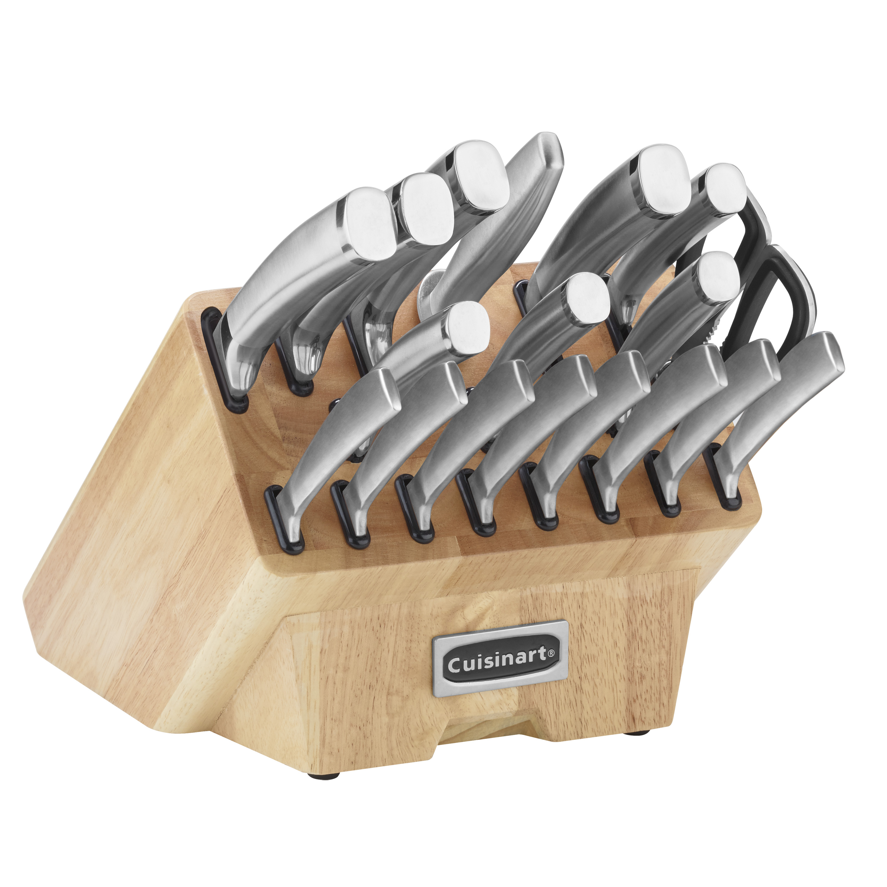 Set 19 Coltelli Da Cucina Cuisinart Normandy, Lame In Acciaio Inox, Con Blocco Portacoltelli