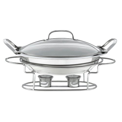 Cuisinart Stainless Steel 11" Round Buffet Server - Stainless Steel