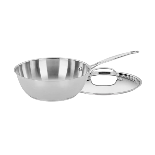 Chef's Classic™ Stainless 3 Quart Chef's Pan with Cover - Cuisinart