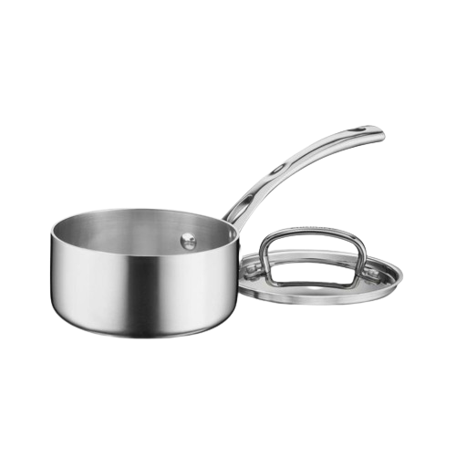 French Classic Tri-Ply Stainless 1 Qt. Saucepan with Cover - Cuisinart