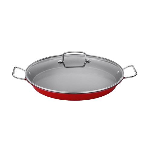 Cuisinart 15″ Paella Pan with Glass Lid