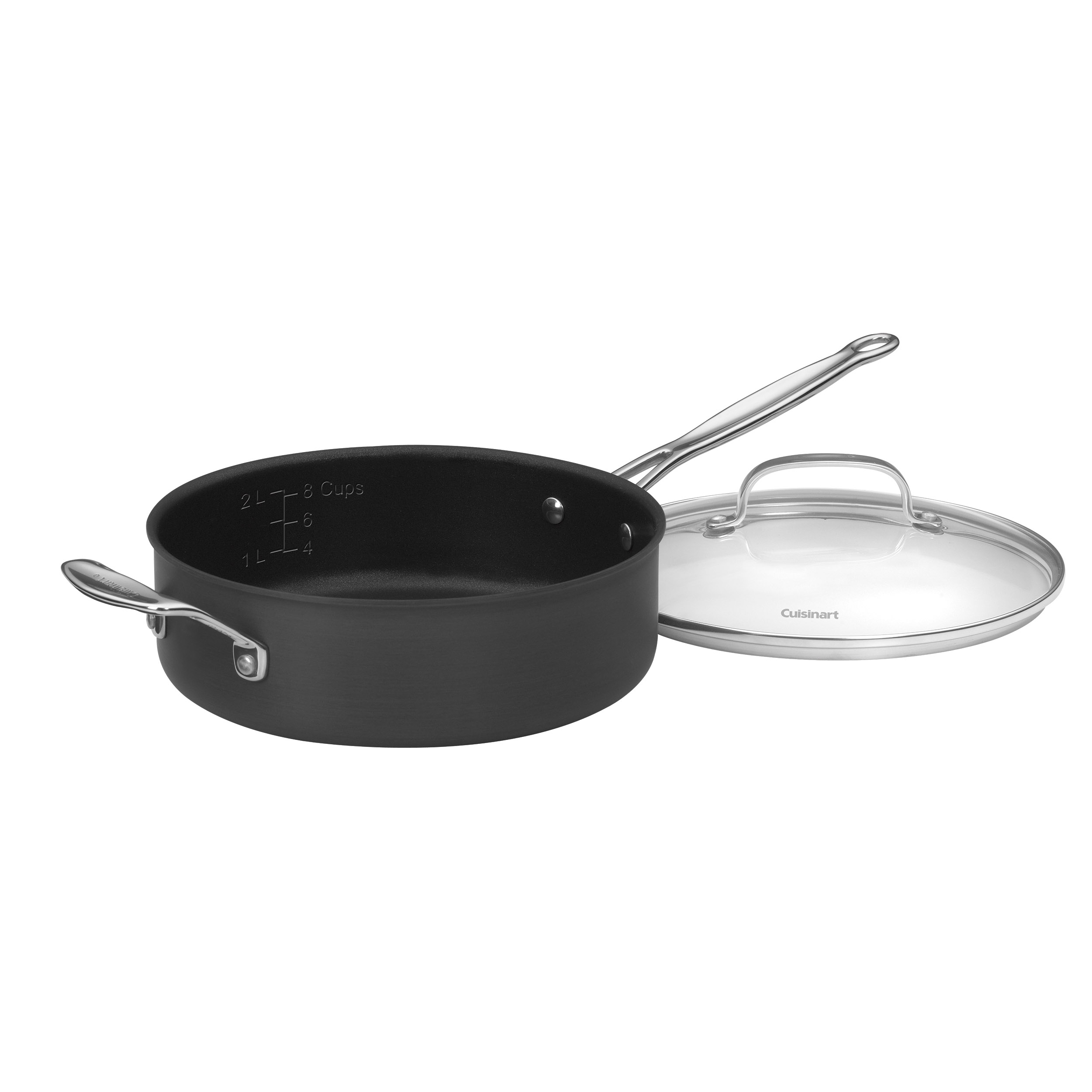 Cuisinart Chefs Classic Hard Anodized 3.5-Qt. Saute Pan w/ Helper Handle and Cover