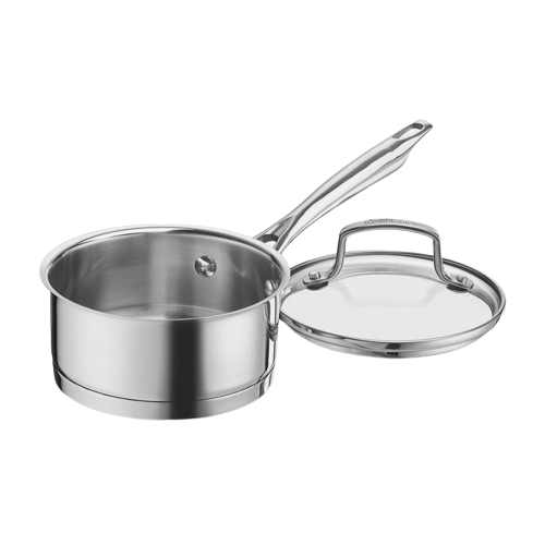 Cuisinart 1-Qt. Stainless Steel Saucepan with Lid - Stainless Steel