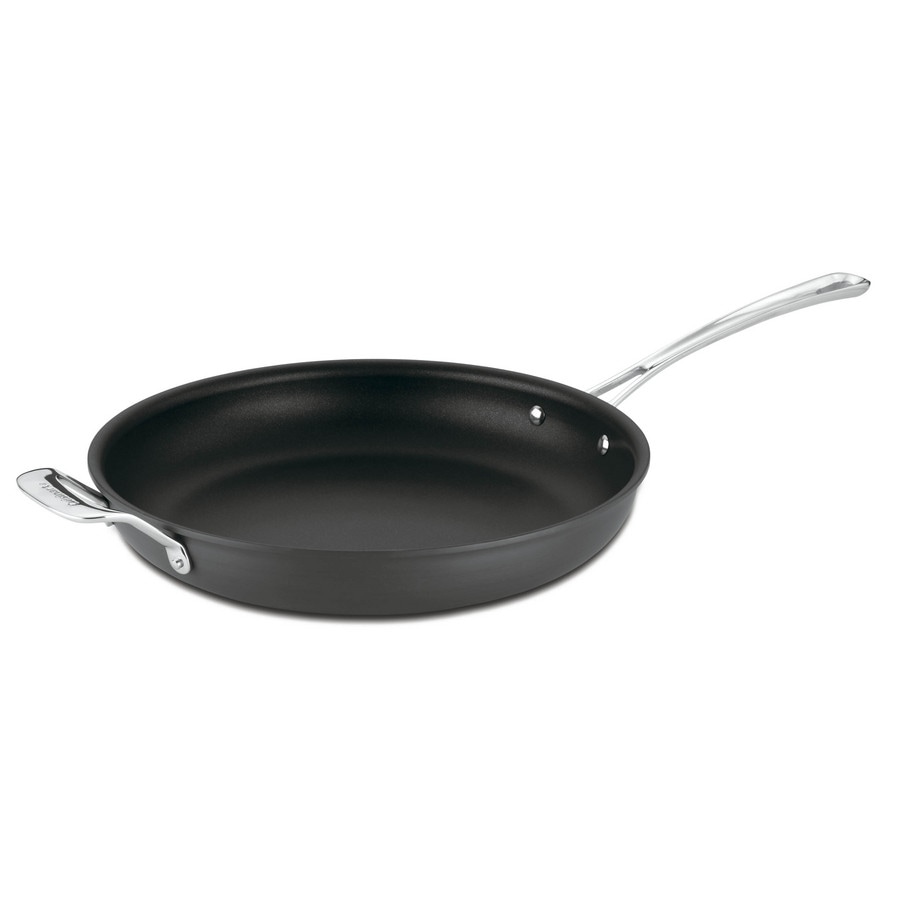 Chef's Classic™ Nonstick Hard Anodized 12" Skillet with Helper Handle - Cuisinart