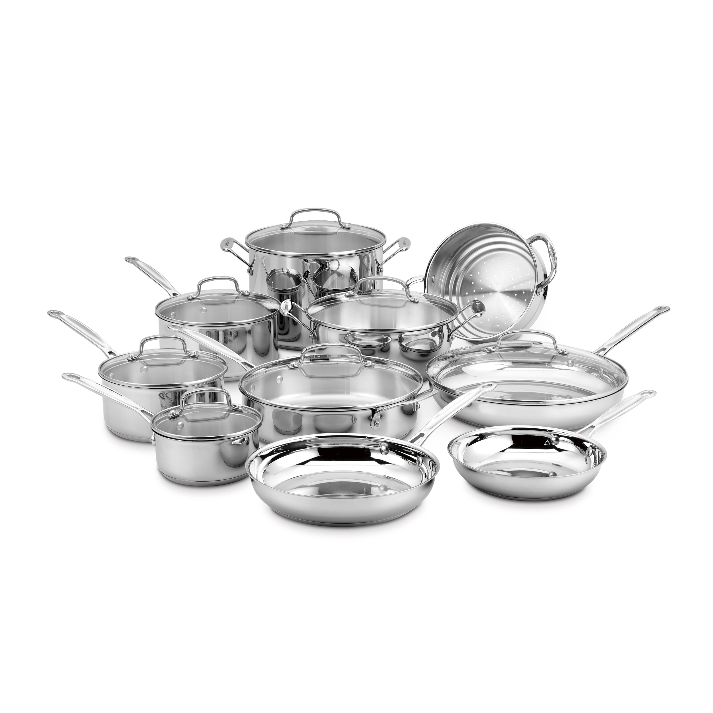 Chef's Classic Stainless Cookware Set, 17-Piece - Cuisinart