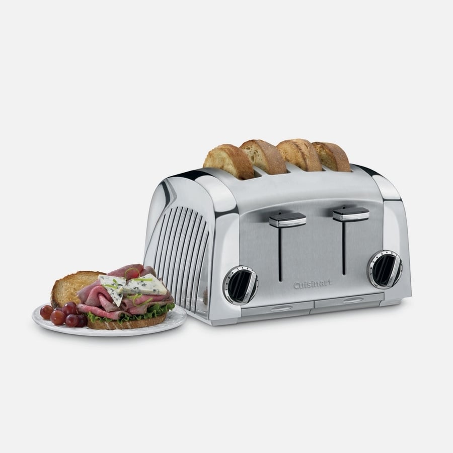 Discontinued Cast Metal 4 Slice Toaster