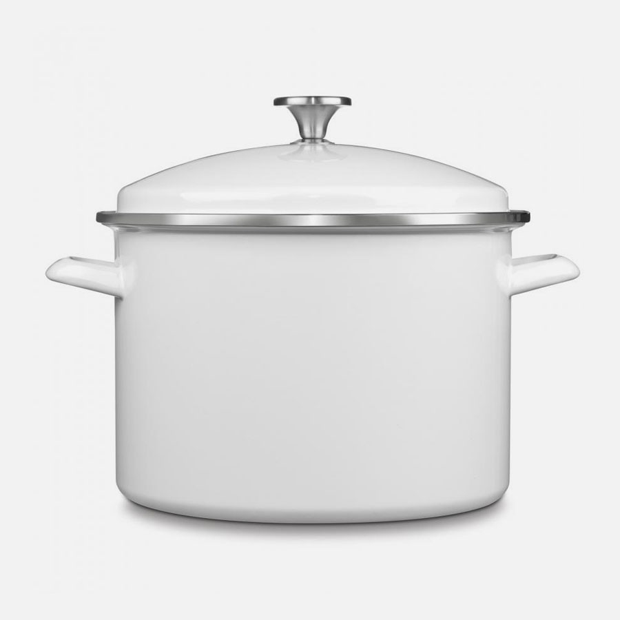 Discontinued Chef Classic Enamel on Steel Cookware 10 Quart Stockpot with Cover
