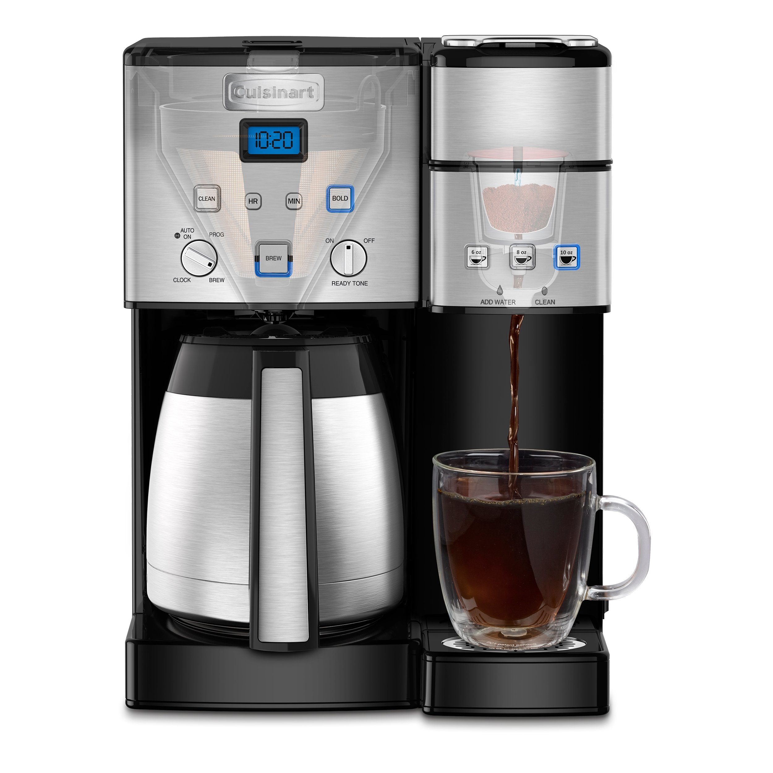 Coffee Center® 10-Cup Thermal Coffeemaker and Single-Serve Brewer